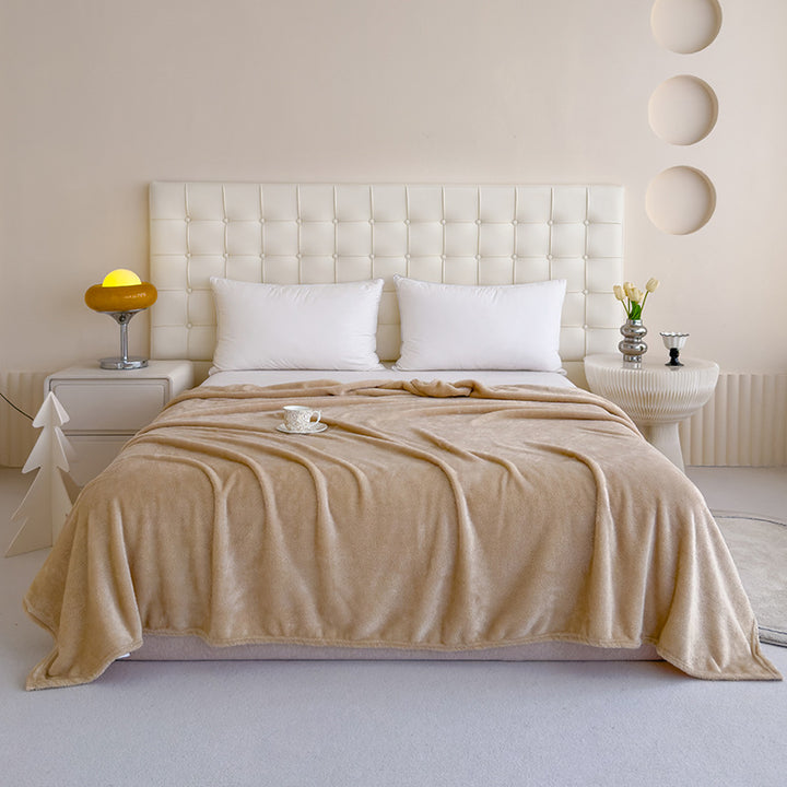 Solid Color Multifunctional Throw Blanket