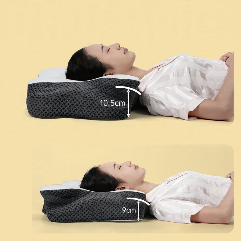 Butterfly-shaped neck support pillow made of memory foam