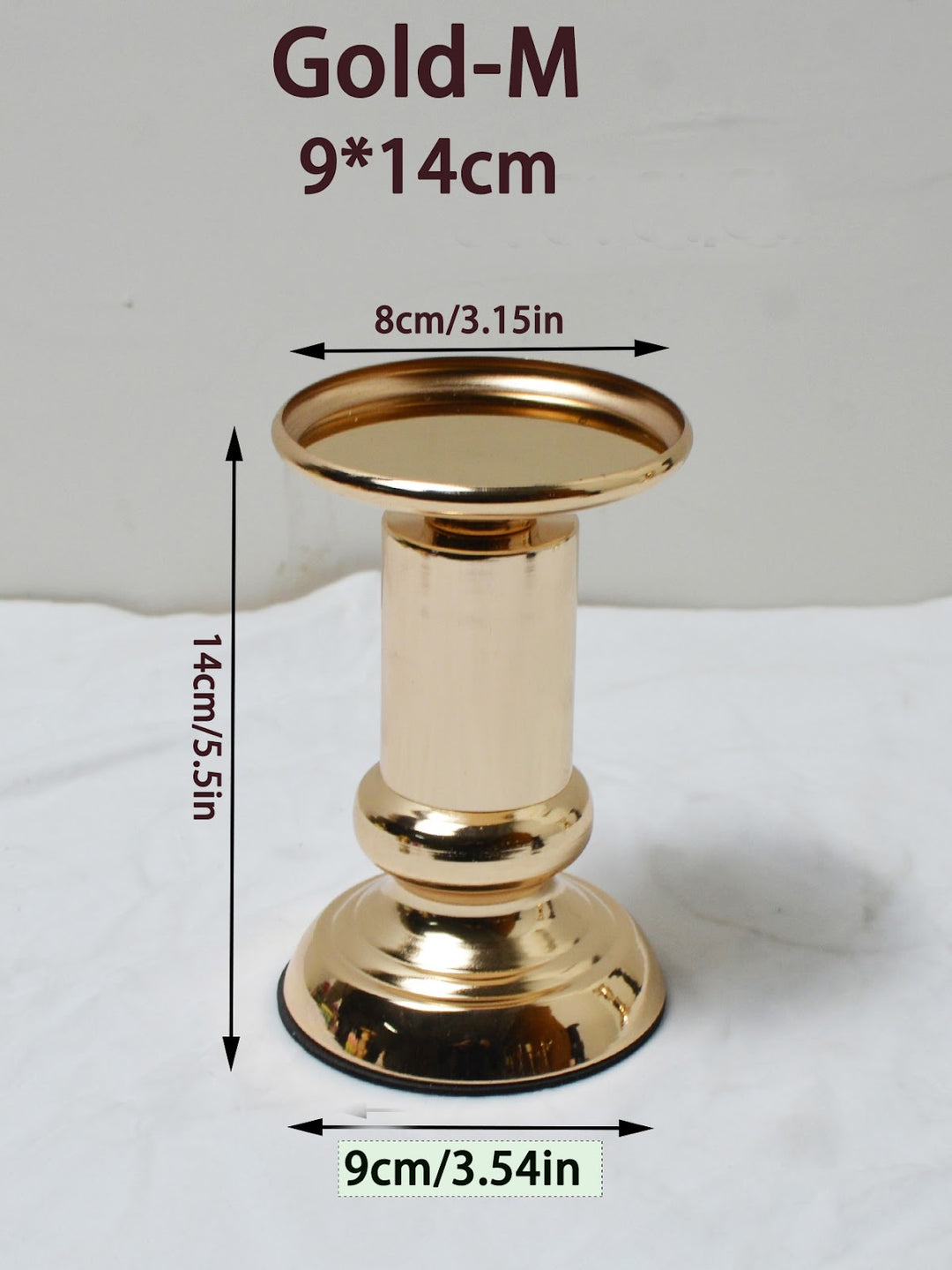Decorative candle holder made of iron