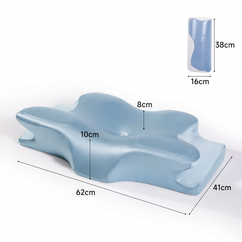 Functional cushion butterfly shape memory foam