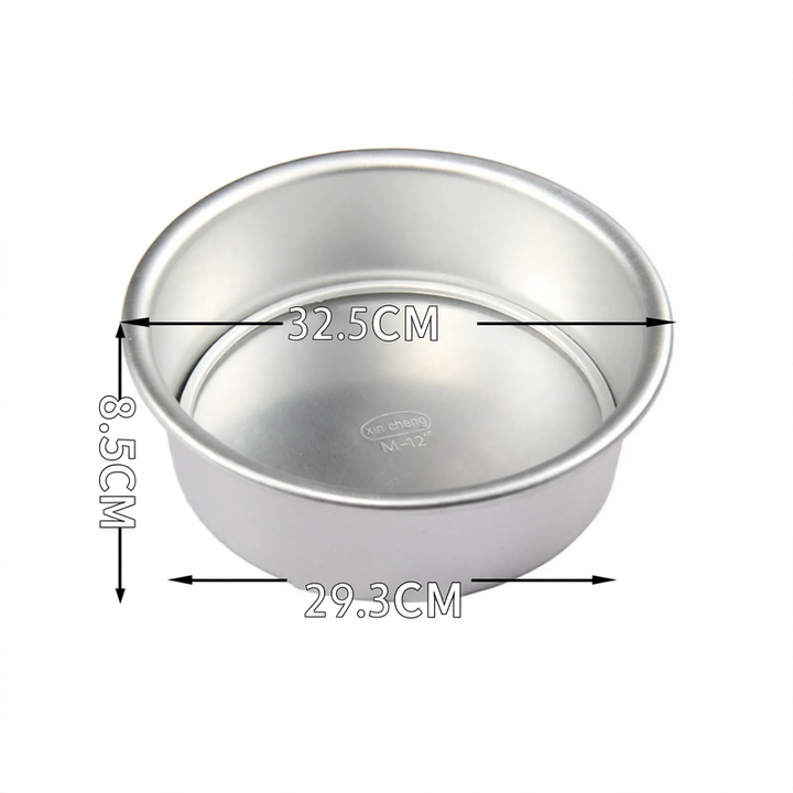 Cake pan, round, with flat bottom