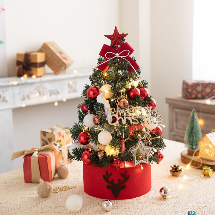 Mini Christmas tree with flocking, 45 or 60 cm