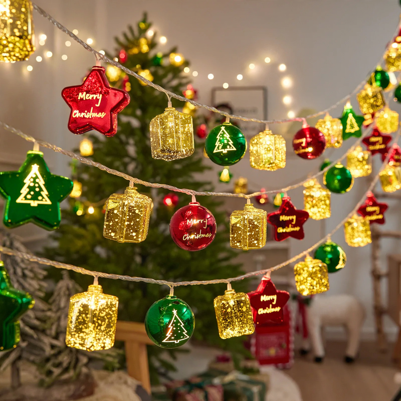 LED light string for festive Christmas decoration