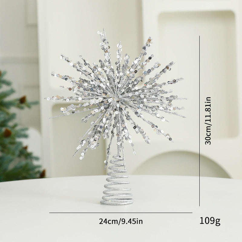 Christmas tree topper star made of iron