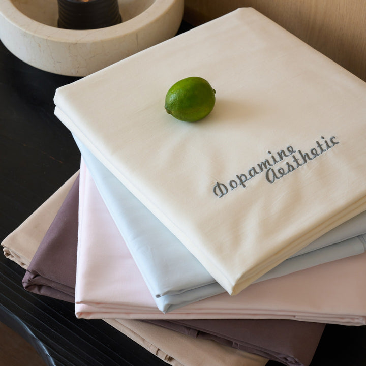Brushed cotton bed sheet, 100s, solid color, warming