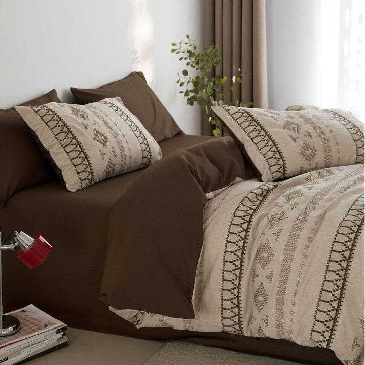 Cotton bedding set, A-class, dyeing technique, 4-piece