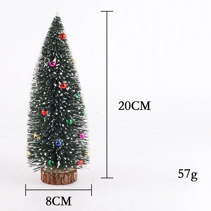 Mini Christmas tree made of pine needles, various colors