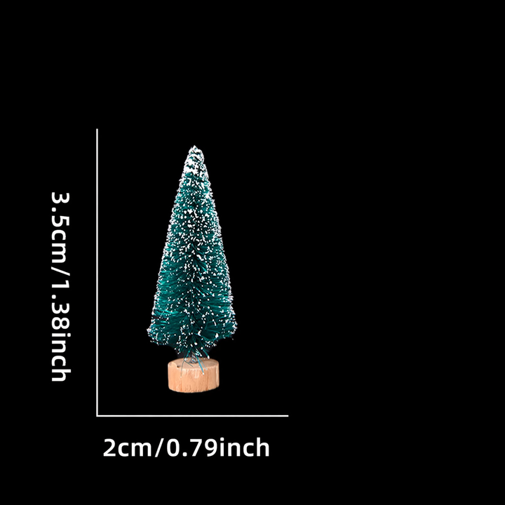 Mini Christmas tree made of sisal, table decoration