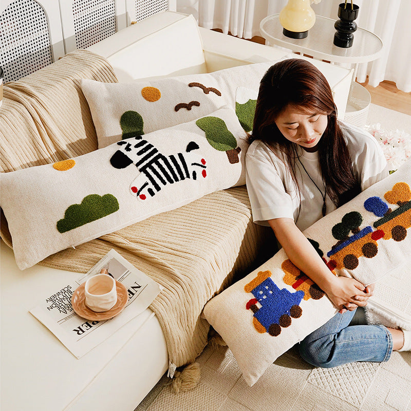 Decorative cushions with pattern, cotton