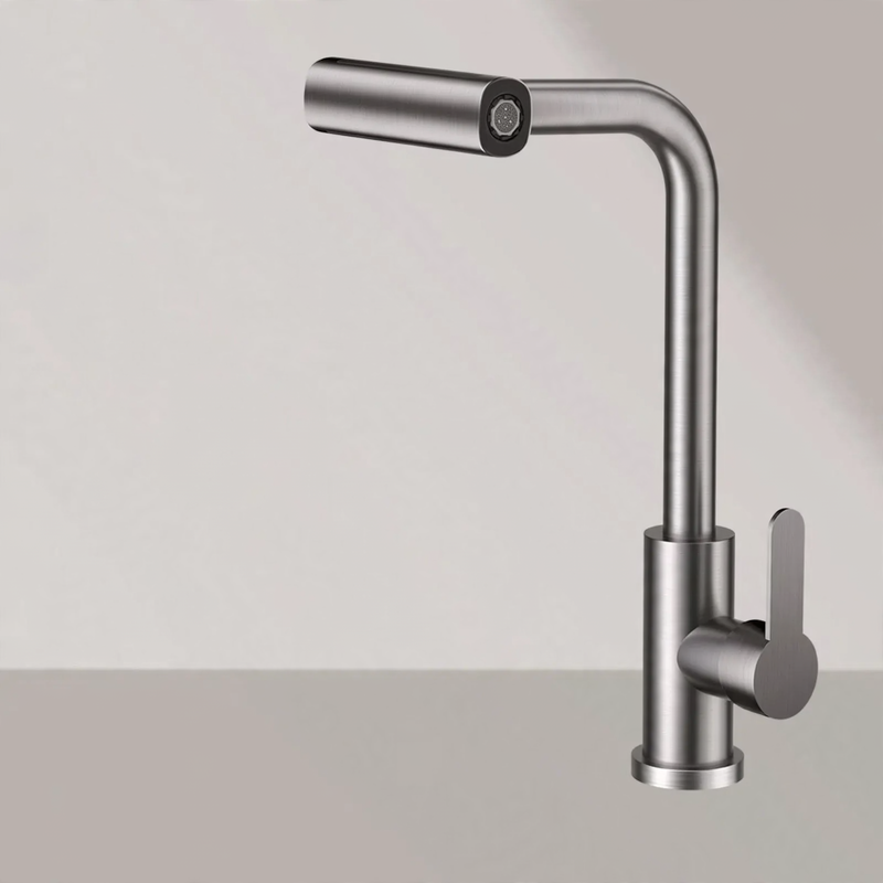 Stainless Steel Kitchen Faucet with Ceramic Valve