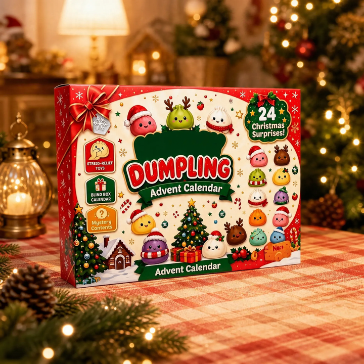 Christmas Advent Calendar with 24 Anti-Stress Figures