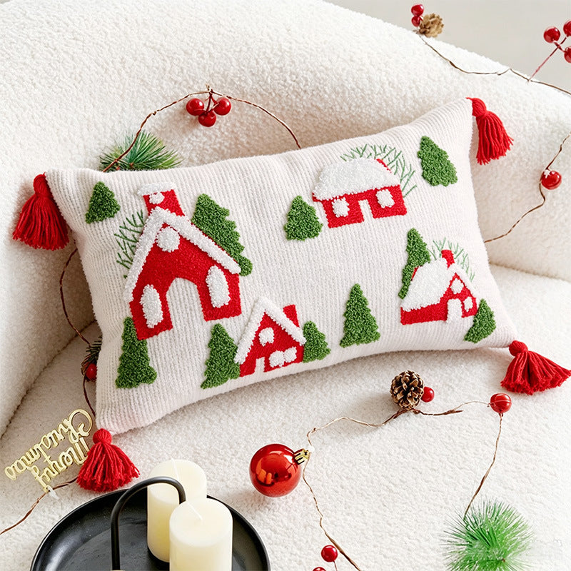 Christmas decorative pillow, Polyester