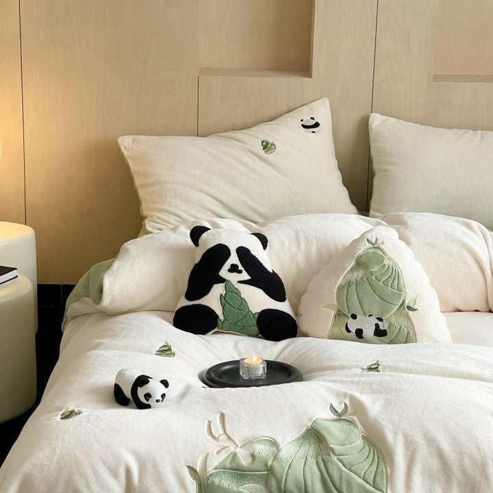 Bedding set, milk fiber, cartoon design