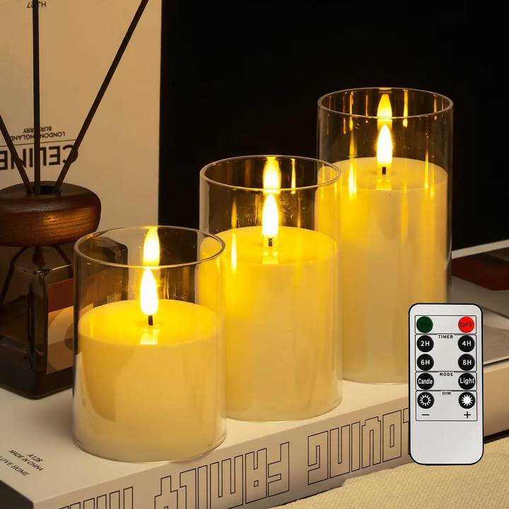 LED-Real Wax-Look Candles, various sets