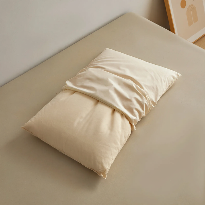Cotton pillow with embroidery, 48x74cm