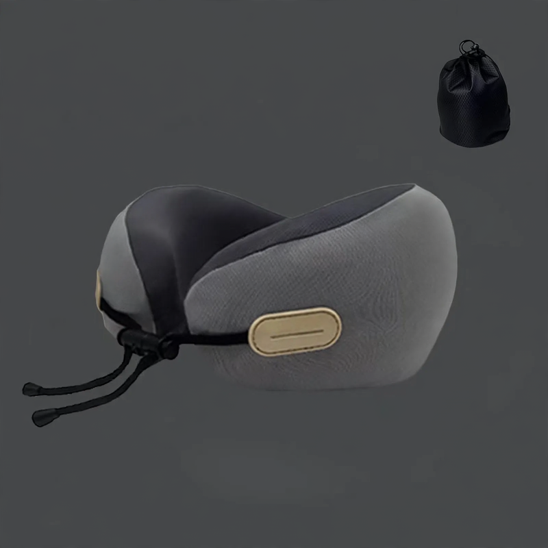 U-shaped neck pillow with memory foam
