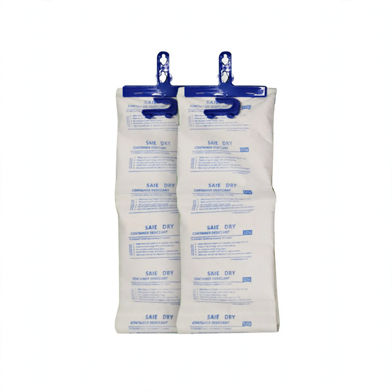 Calcium chloride desiccant for containers