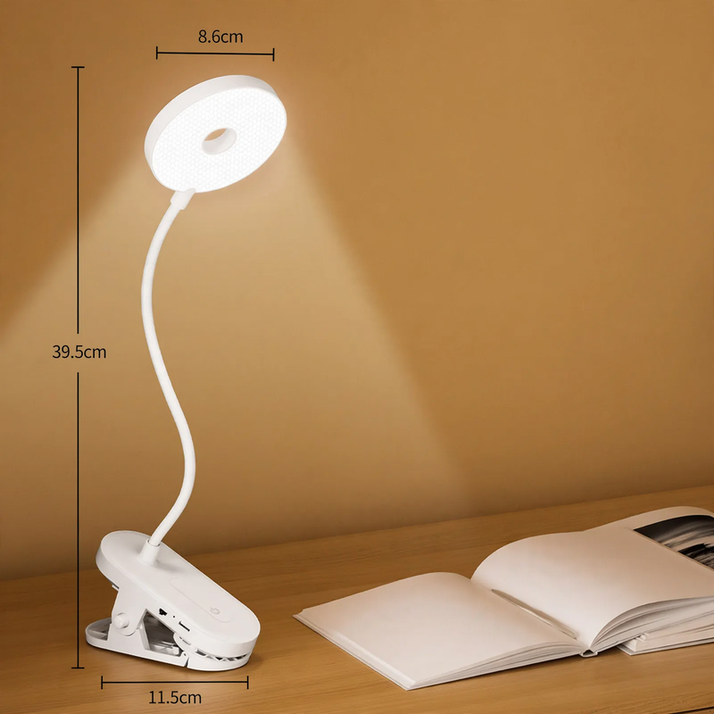 Intelligent LED Clamp Lamp for Desk and Study
