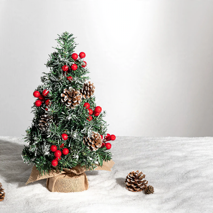 Mini Christmas tree, PVC, table decoration