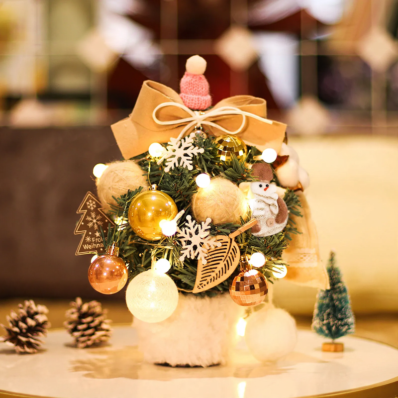 Mini Christmas Tree Set for the Table, 60 cm