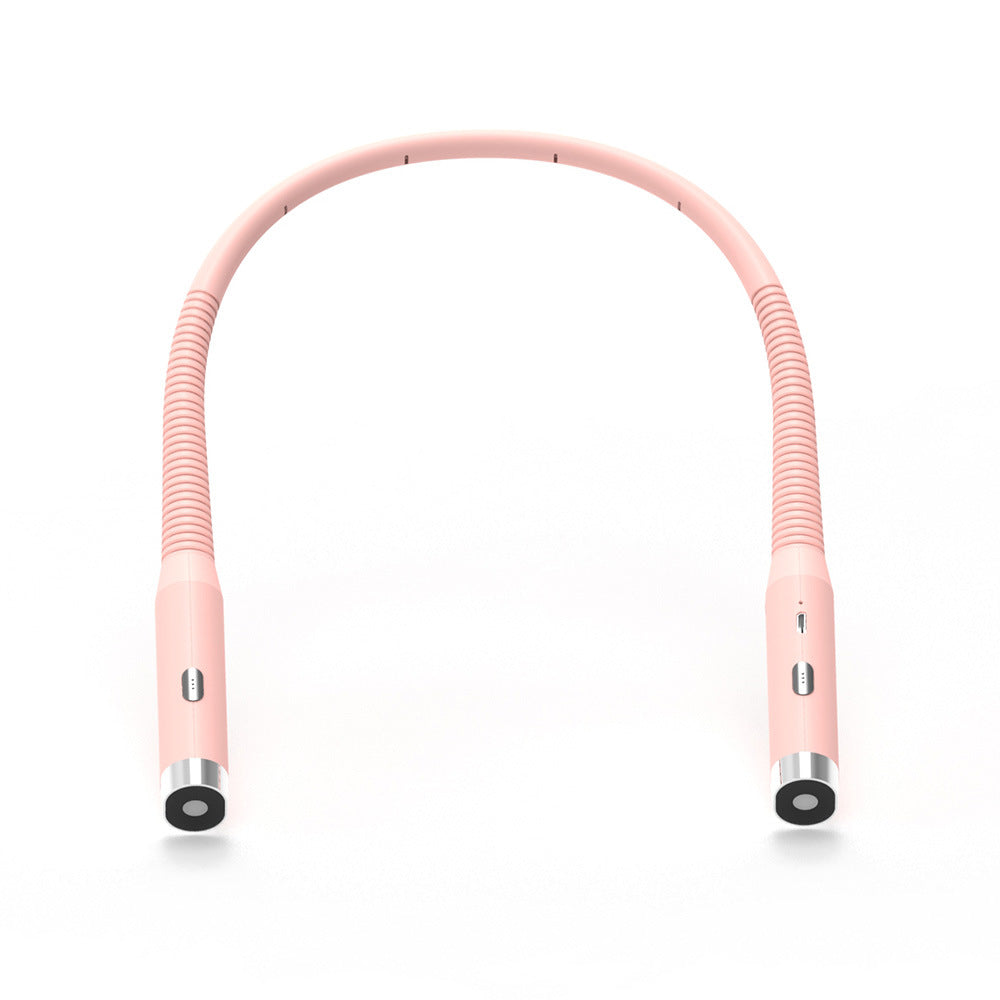 USB-rechargeable LED neck reading lamp