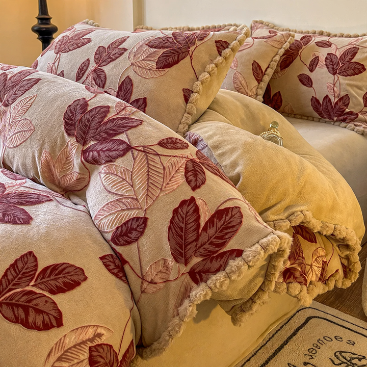 Luxurious winter bedding set made of milk fiber fleece