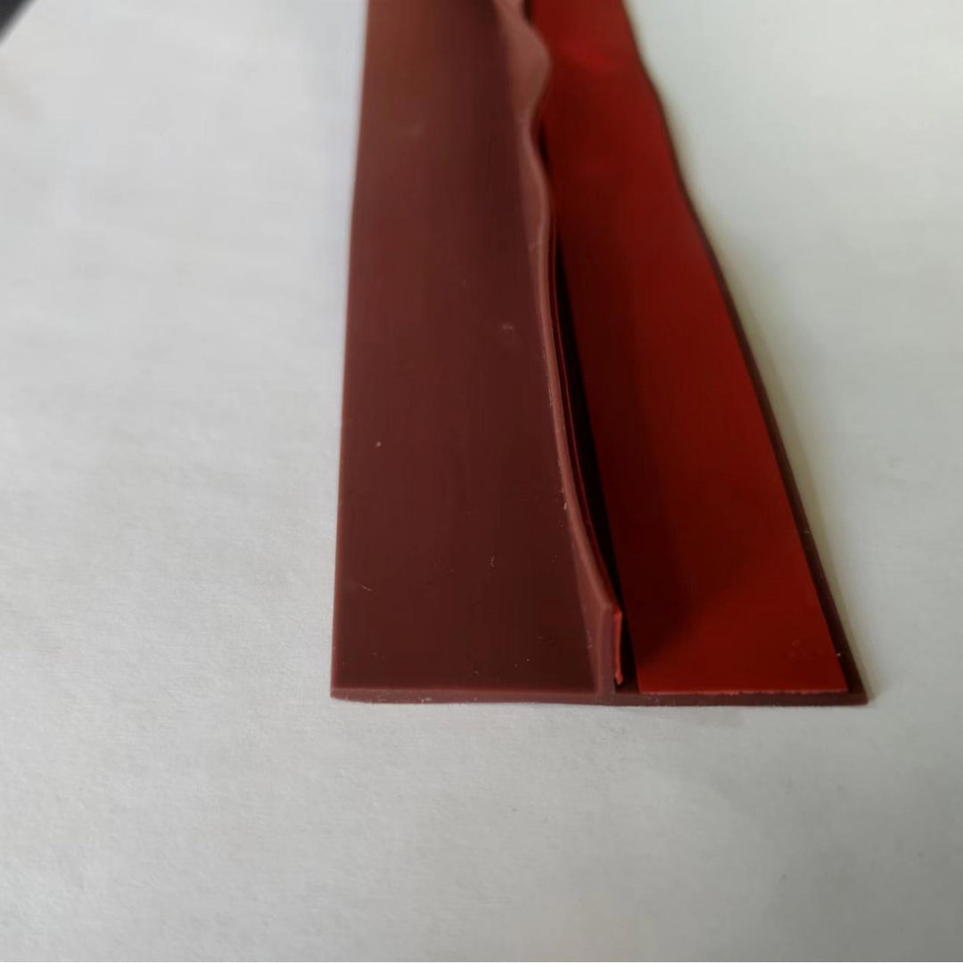 T-profile door bottom seal for glass and wooden doors