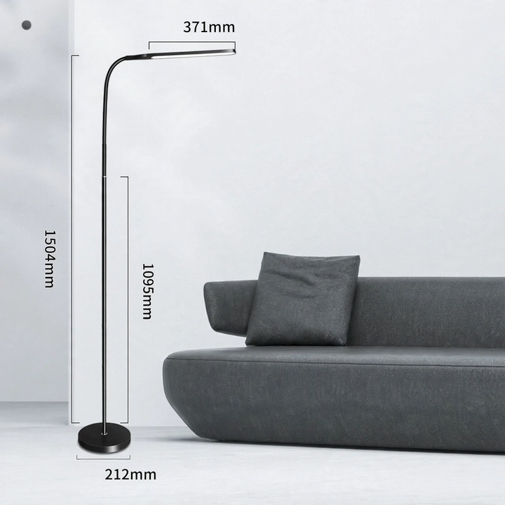 LED full spectrum floor lamp with honeycomb light technology