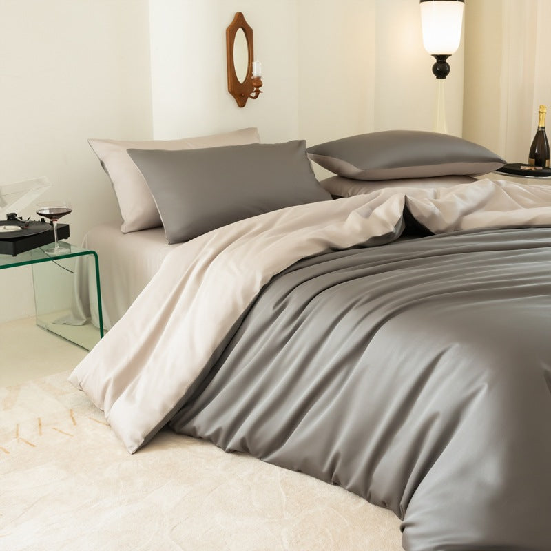 Lyocell-Cotton-Bedding-Set, silky soft, solid color