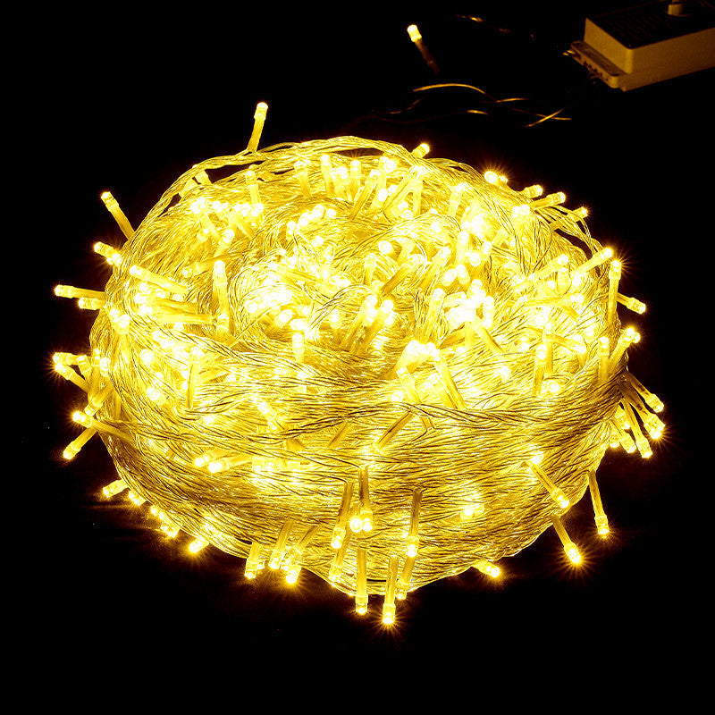 LED string lights for indoor and outdoor use