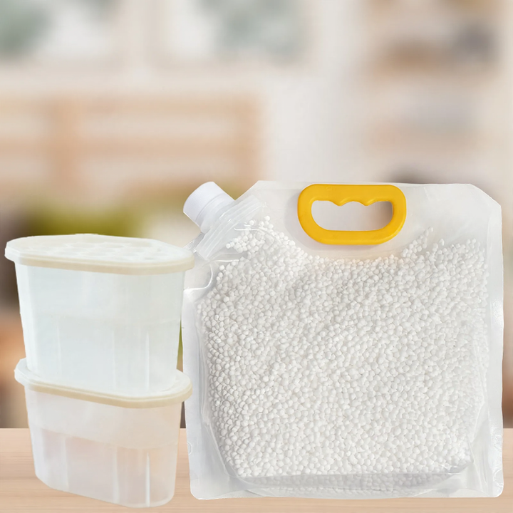 Calcium chloride granules for moisture absorption
