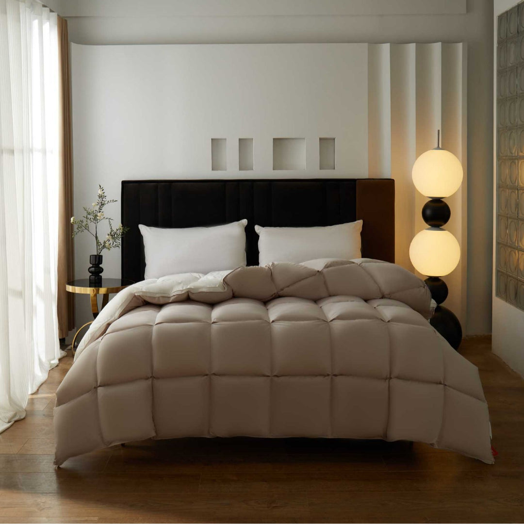 Warm down duvet with duck down filling