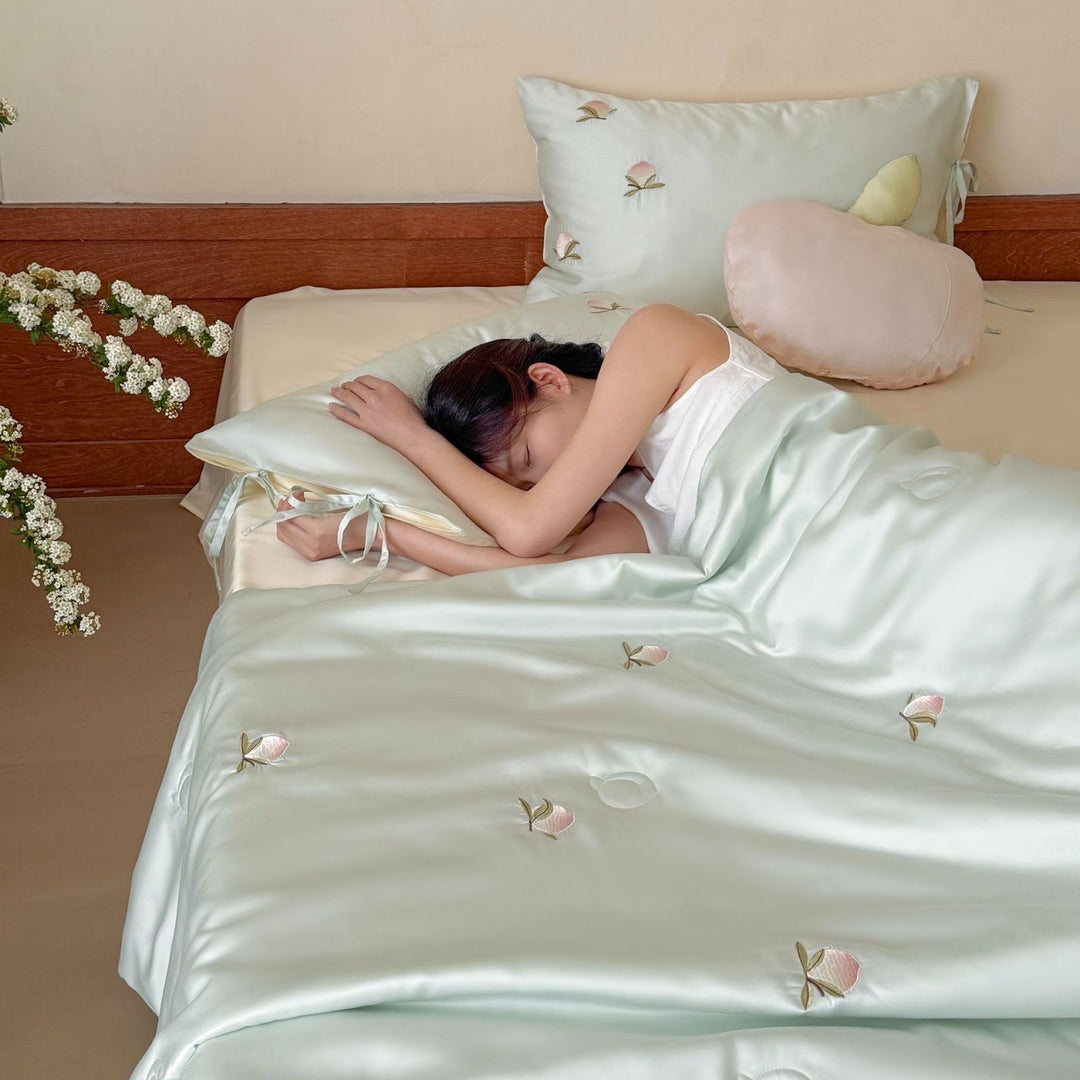 Lyocell summer blanket, 60 thread count, 4-piece