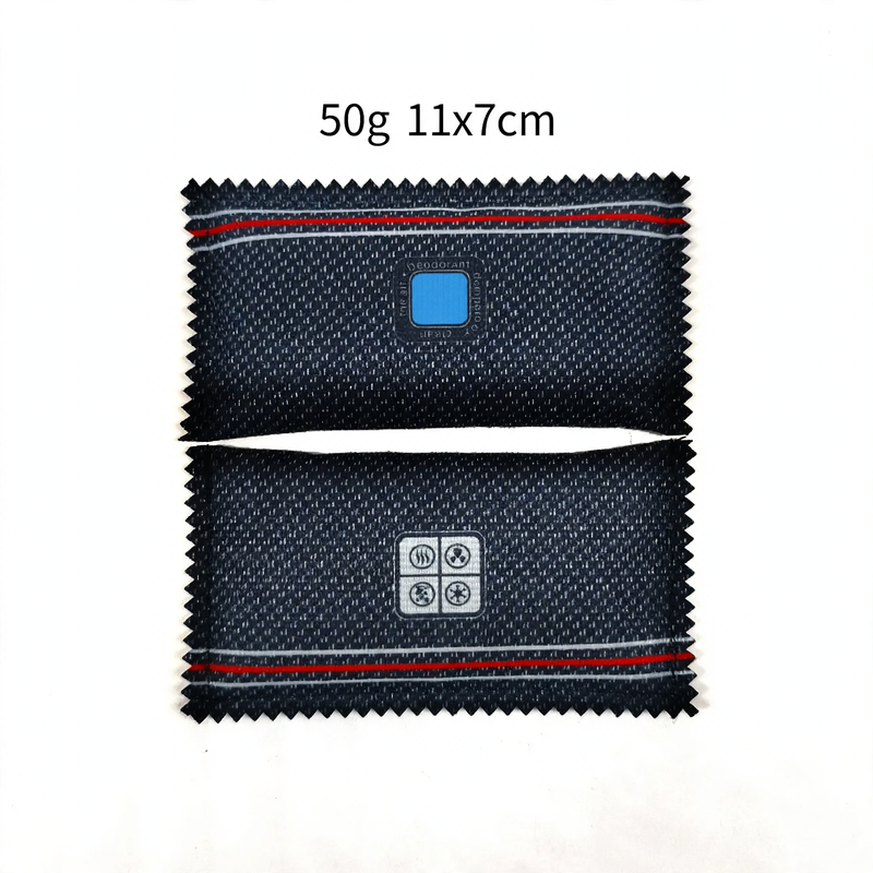 Color-changing dehumidifier bag with silica gel