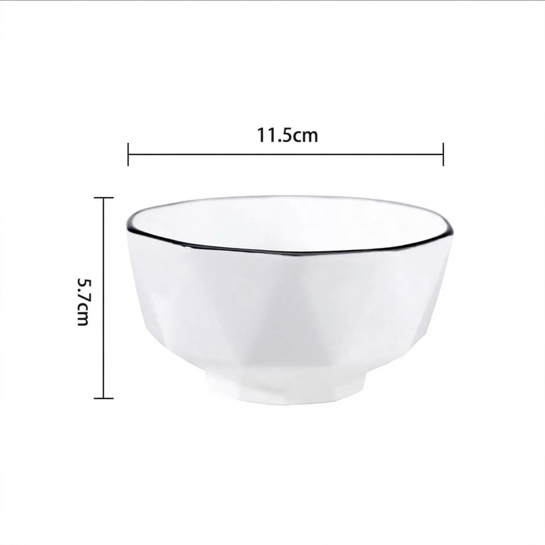 Ceramic dining set, Japanese style, various sizes