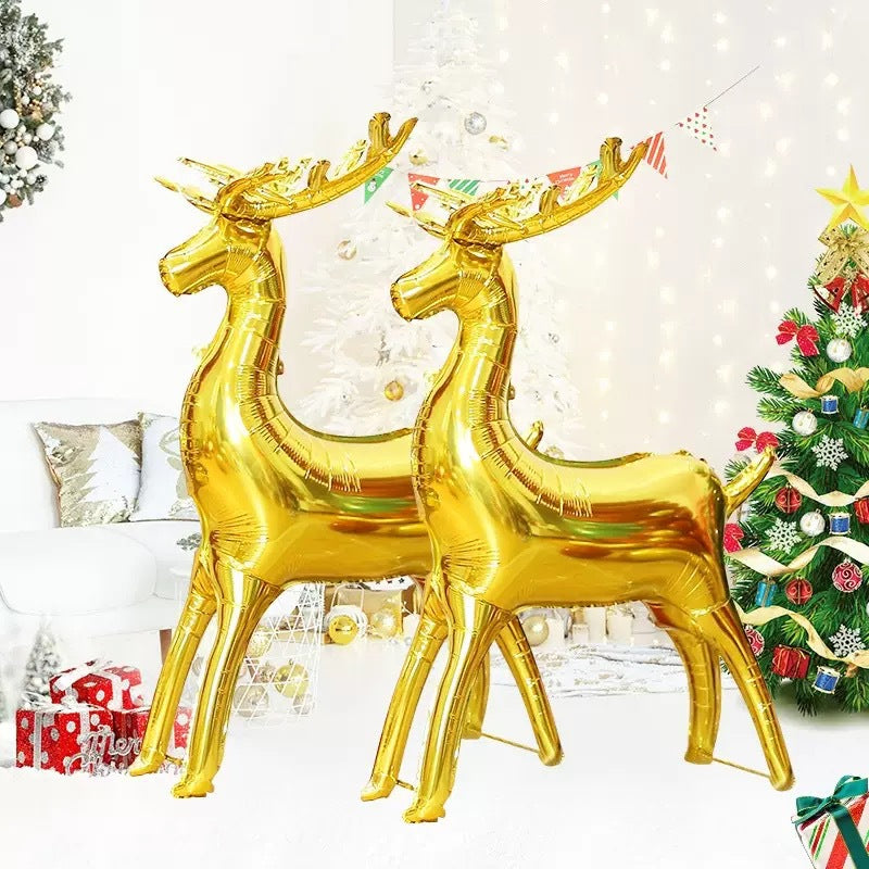 3D Christmas decoration made of aluminum foil