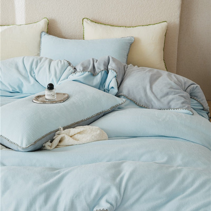 Milk fiber bedding set, 4-piece, winter