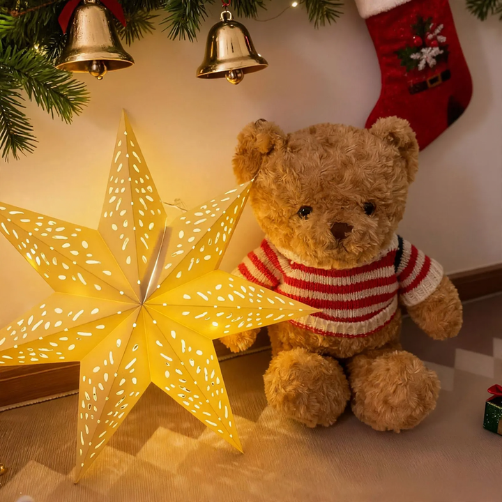 LED Christmas star for tree top with remote control