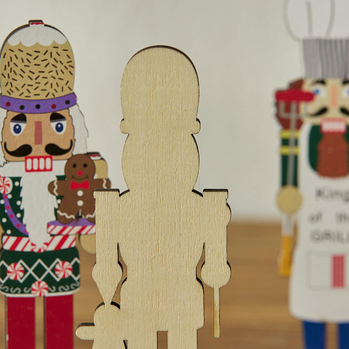 Decorative wooden nutcracker soldier for Christmas
