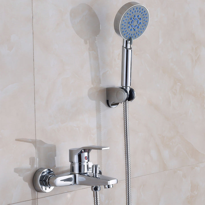 Shower mixer, three-piece
