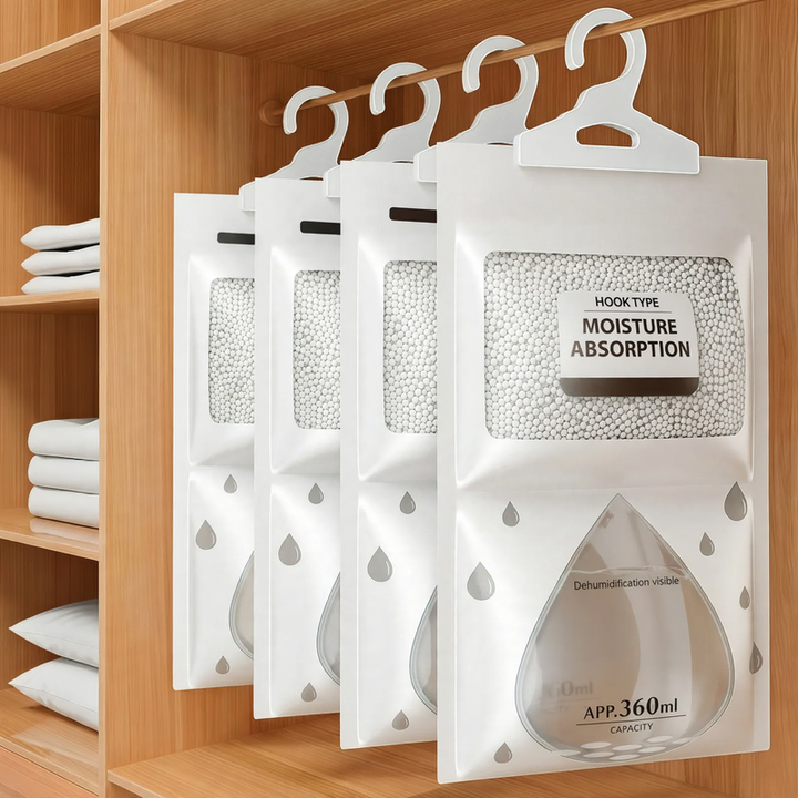 Dehumidifier bag with calcium chloride