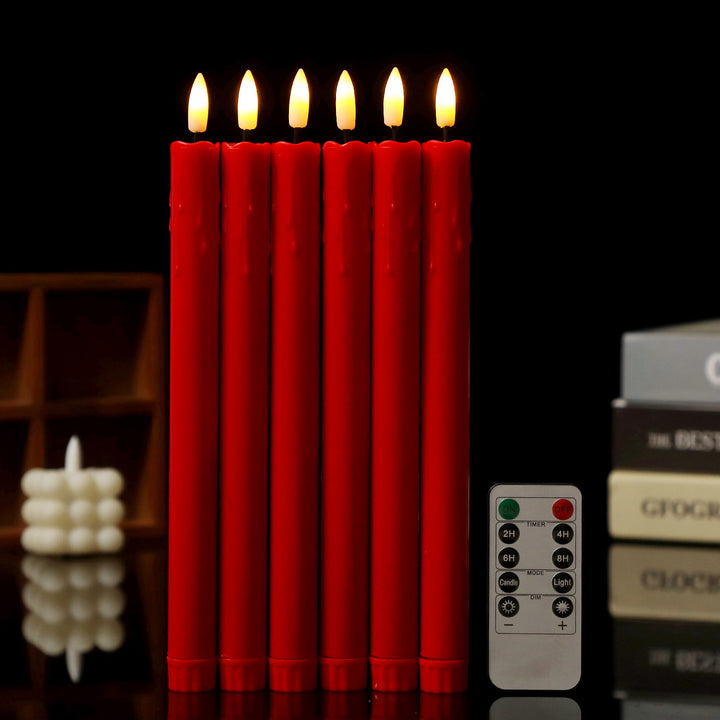 LED decorative candle with deceivingly real flicker effect