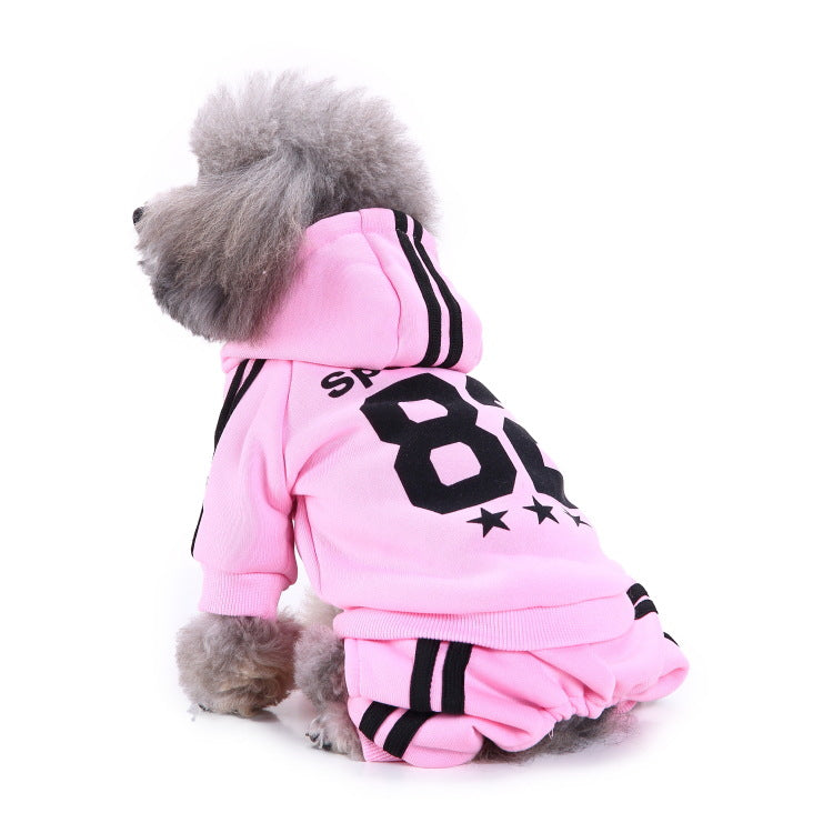 Hooded sweatshirt for dogs, autumn and winter