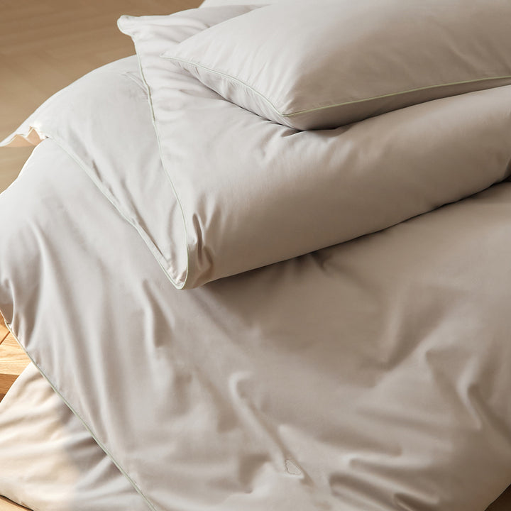 Duvet cover made of brushed long-staple cotton