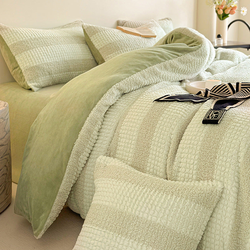Milk fiber bedding set, 4-piece