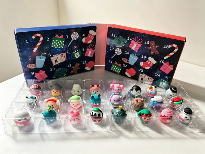 Decorative Animal Advent Calendar Box, Plastic