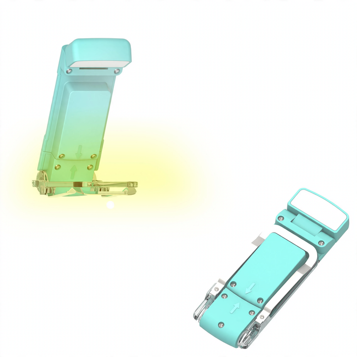 Foldable LED Clip Light for Books, USB rechargeable