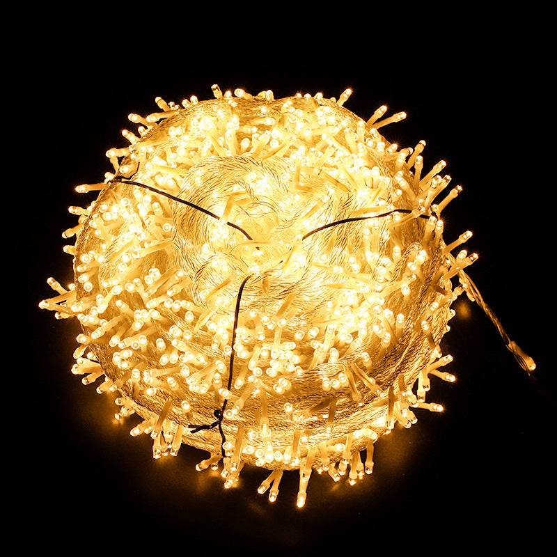 LED string lights for indoor and outdoor areas