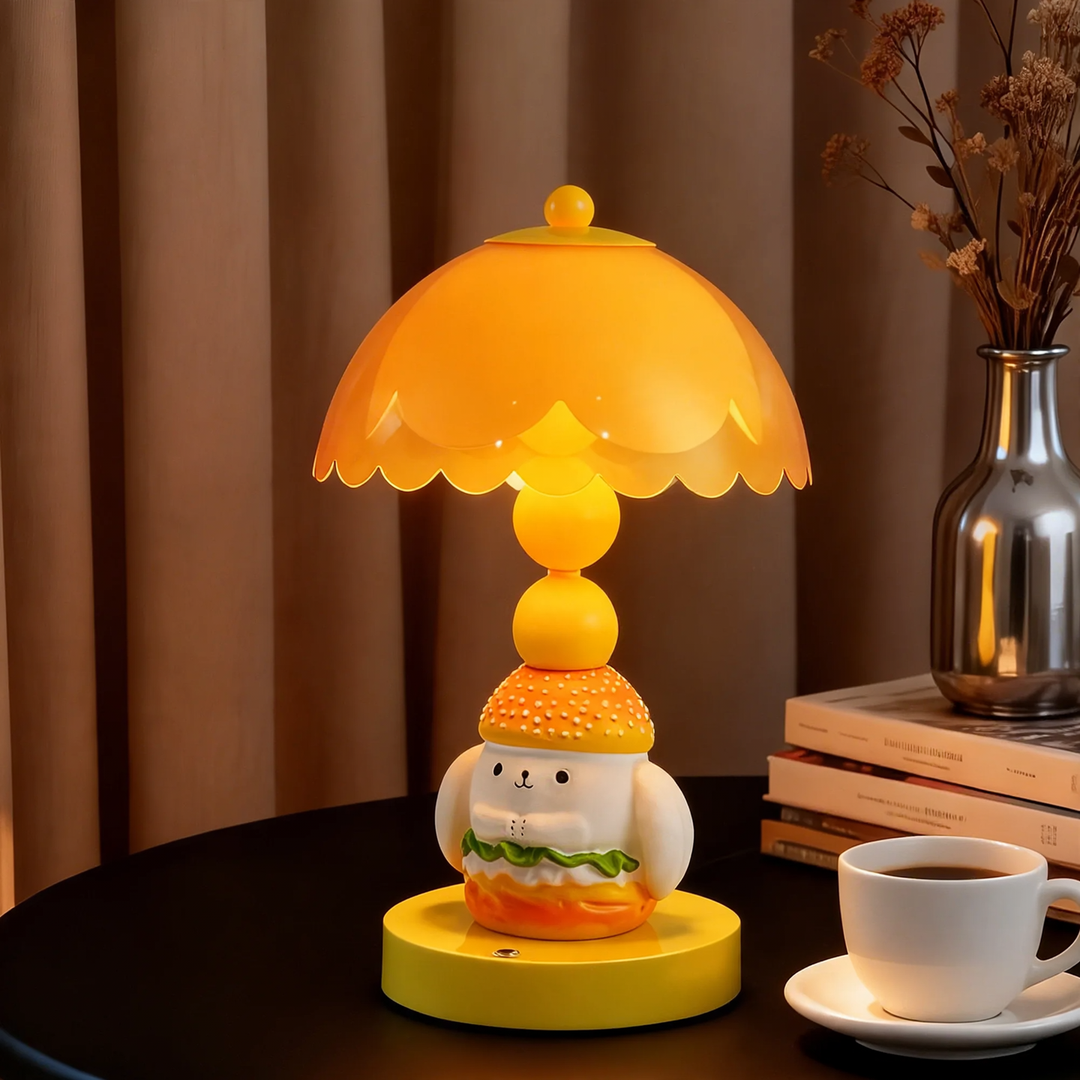 Hamburger-Dog Table Lamp with LED Touch Switch