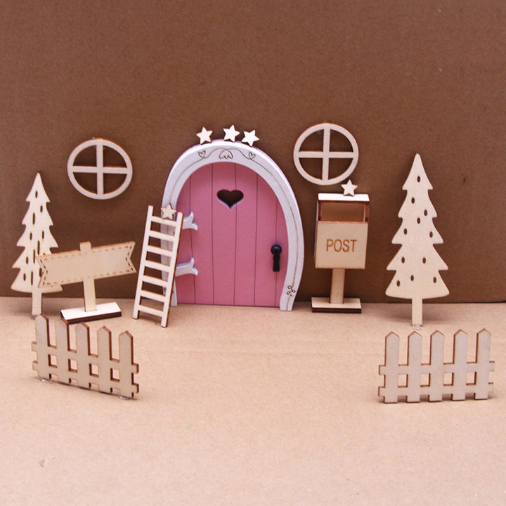 Miniature Fairy Door Set for Dollhouses